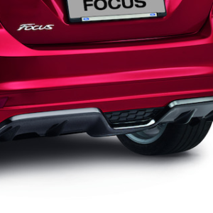 Zaščitna letev zadnjega odbijača črna, sijajna z difuzorjem